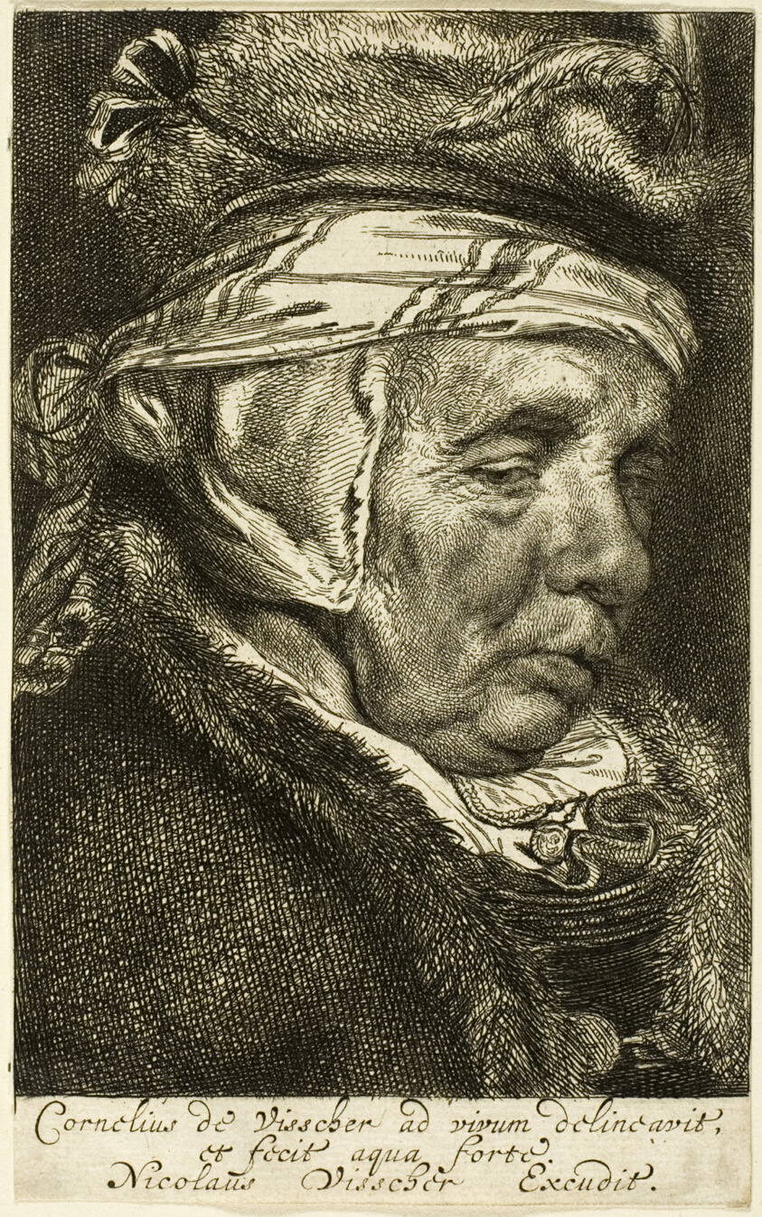 Head of an Old Woman (so-called portrait of Visscher's mother)