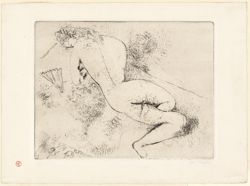 Nude with a Fan