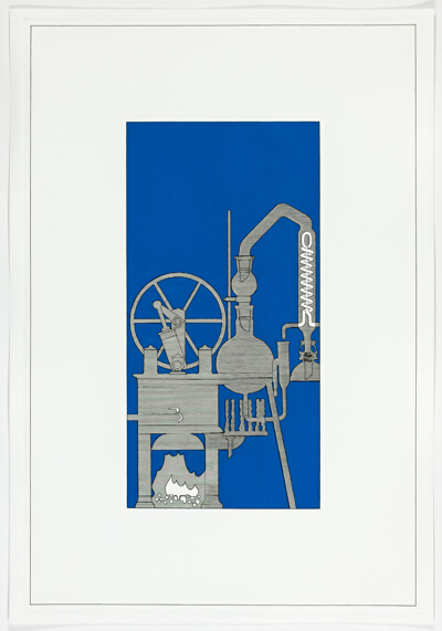 Steam Engine and Continuous Water Still (Connected), plate eleven from Untitled