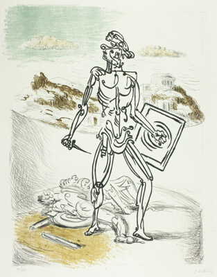 Gladiator, Plate six from Metamorposis