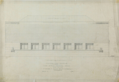 First National Bank, Forest City, Forest City, Iowa, Design Drawings