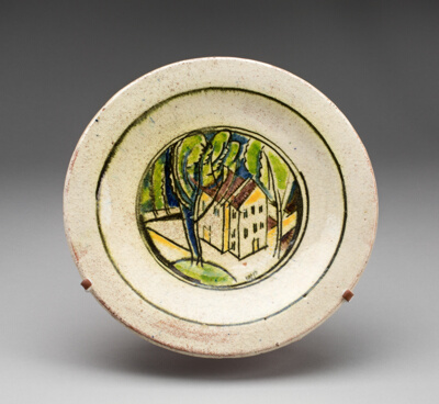 Plate with Landscape