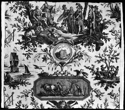Louis XVI Restaurateur de la Liberté (Louis XVI Restorer of Liberty) (Furnishing Fabric)
