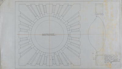 Capitol Theatre and Office Building, Melbourne, Australia, Plan and Section