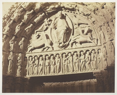 Chartres Cathedral West Facade; Royal Portal, Central Bay