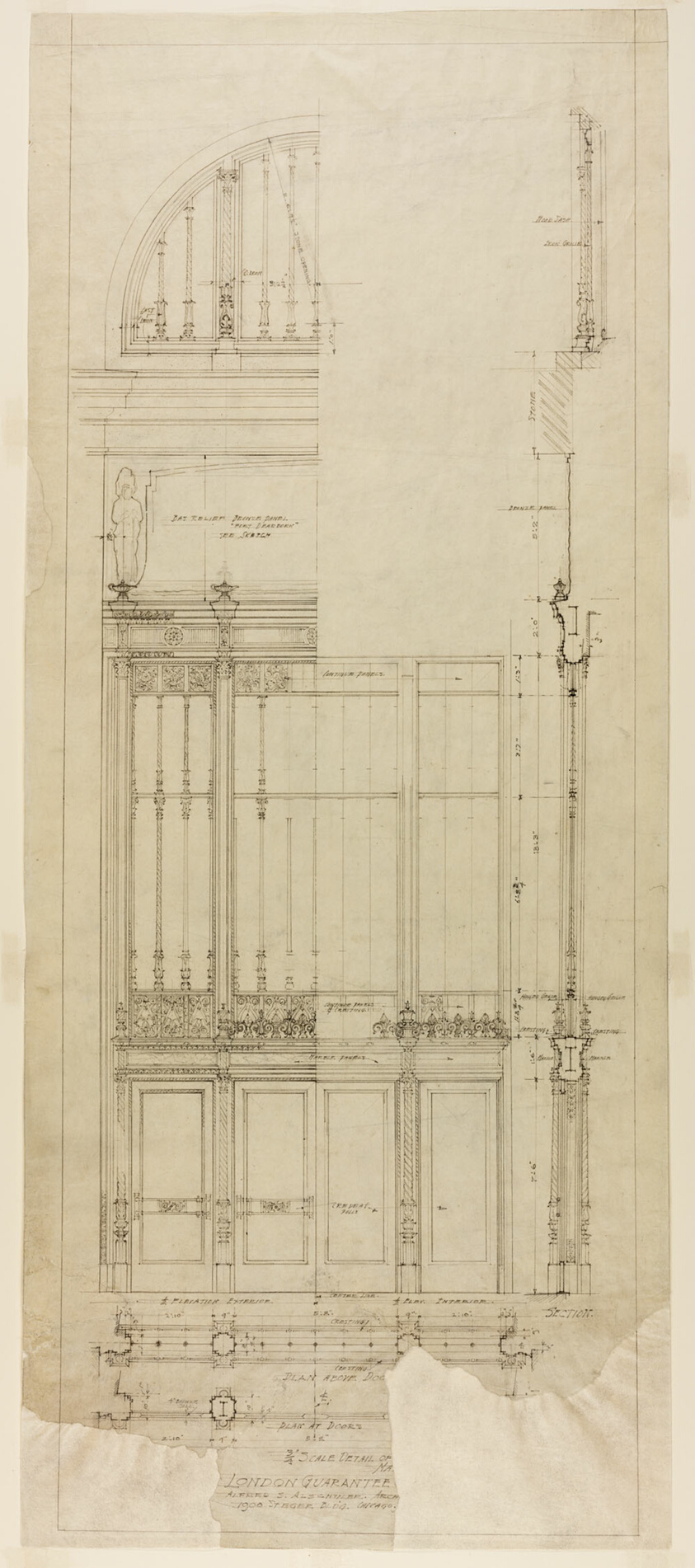 London Guarantee Building, Chicago, Illinois, Detail