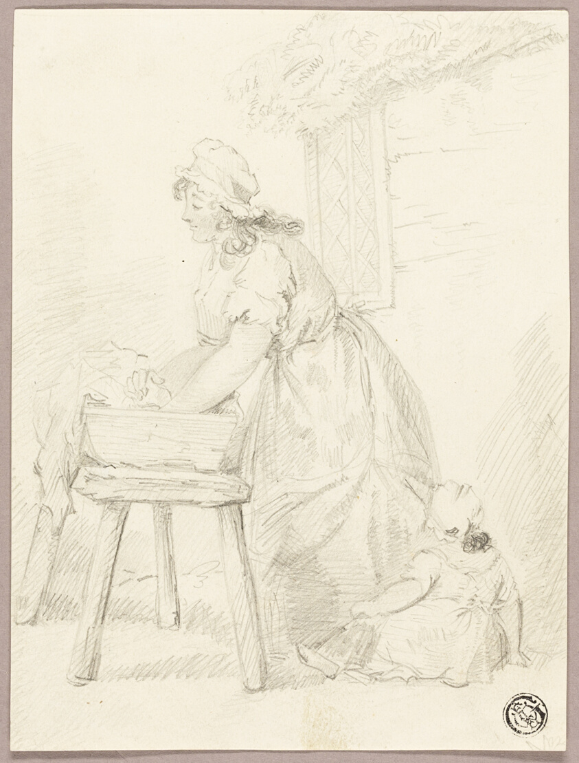 Woman Washing Clothes
