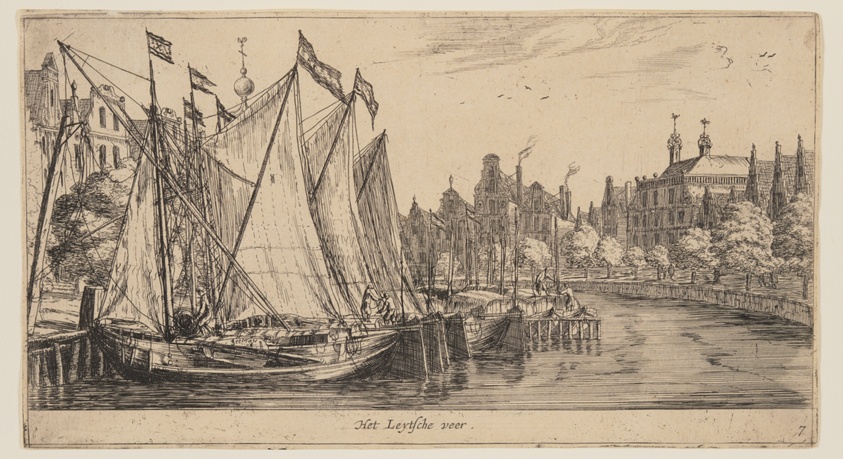 Het Leytsche veer, from Views of Amsterdam