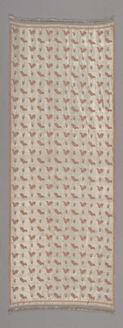 Shawl with Deer and Goats