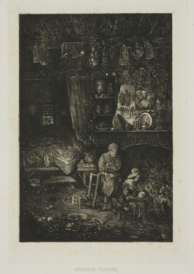 Flemish Interior, from Revue Fantaisiste