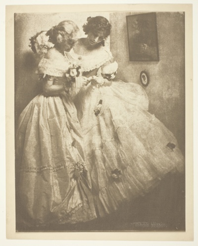 Women in Formal Wedding Dress