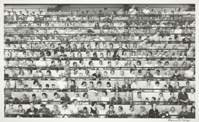 Lines and Crowds, New York, New York