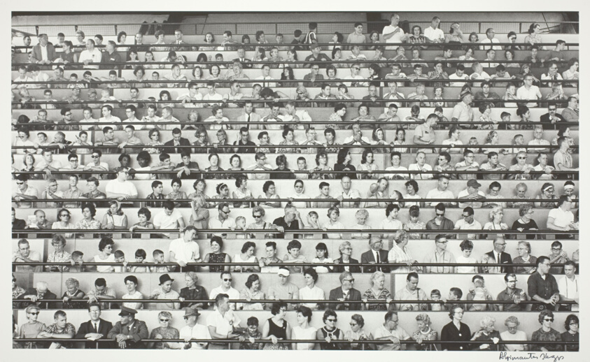 Lines and Crowds, New York, New York