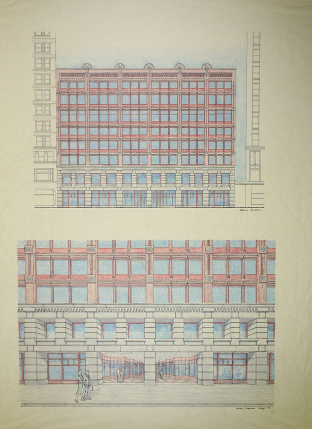 Twenty North Michigan Avenue Remodeling, Chicago, Illinois, Elevation