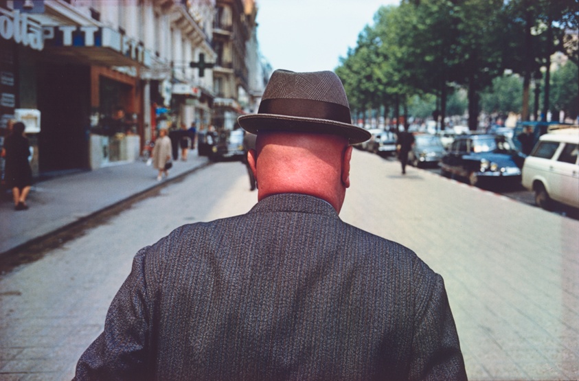 Man on the Champs-Elysées, Paris, France