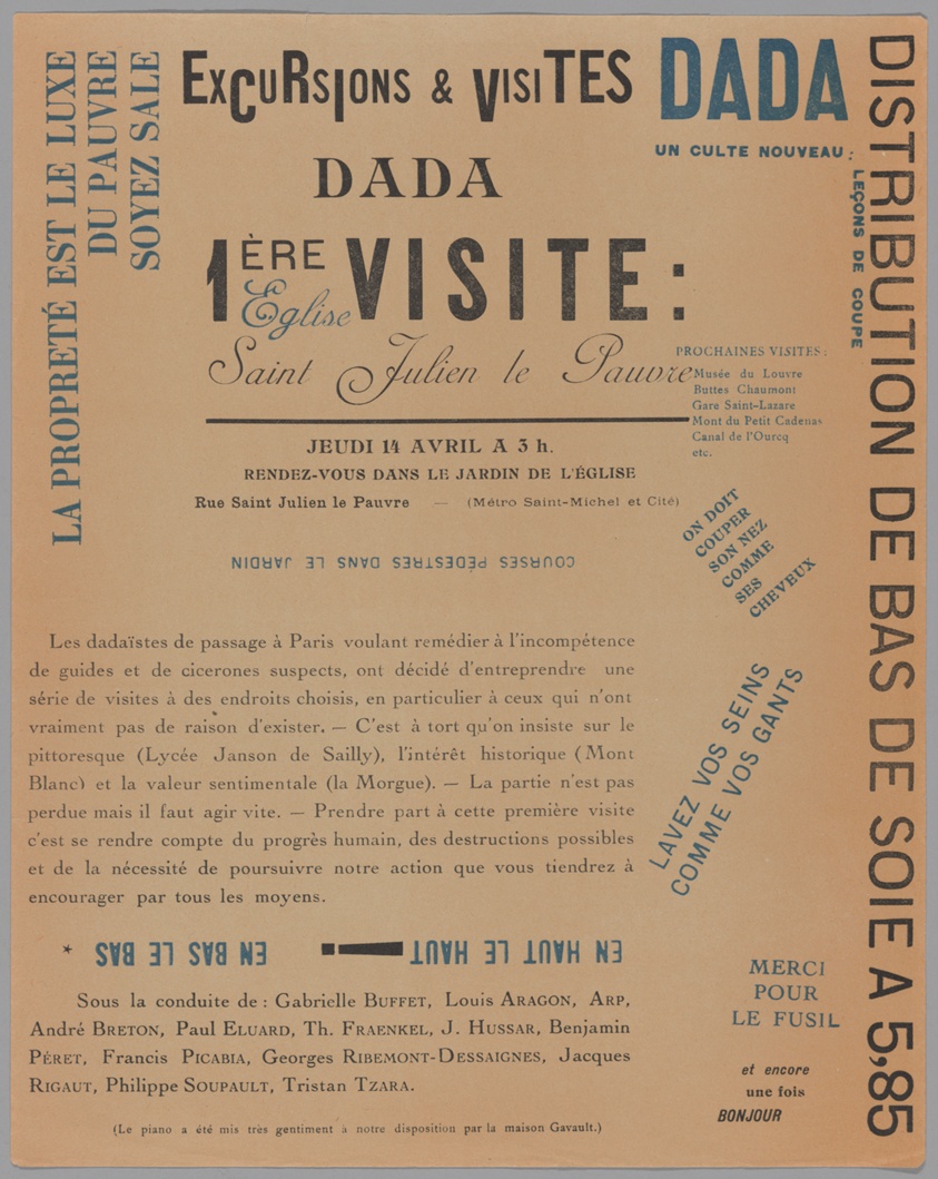 Excursions & visites Dada: 1ère visite, Eglise Saint Julien le Pauvre, jeudi 14 Avril