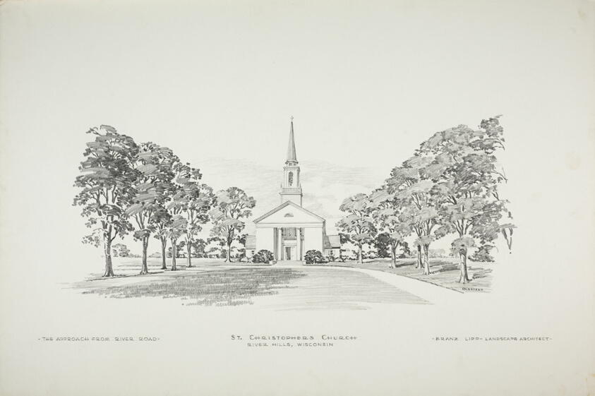 Saint Christopher's Episcopal Church, River Hills, Wisconsin, Elevation