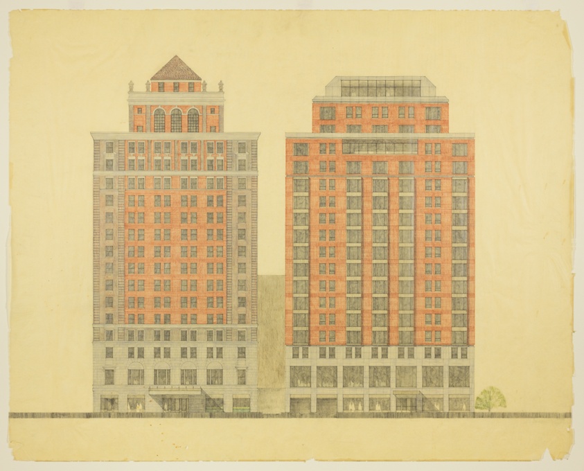 Ritz Carlton Hotel Addition, Boston, Massachusetts, Study