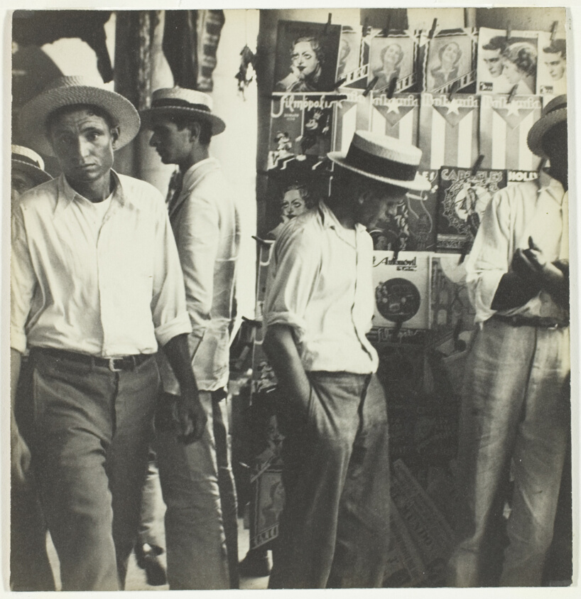 People in Downtown Havana, Shoeshine Newsstand