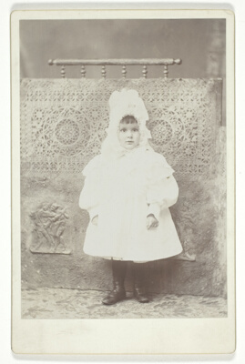 Harriet Warner Walker, approximately 3 years old