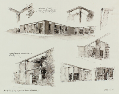 Best Products Showroom, Milwaukee, Wisconsin, Design Sketches