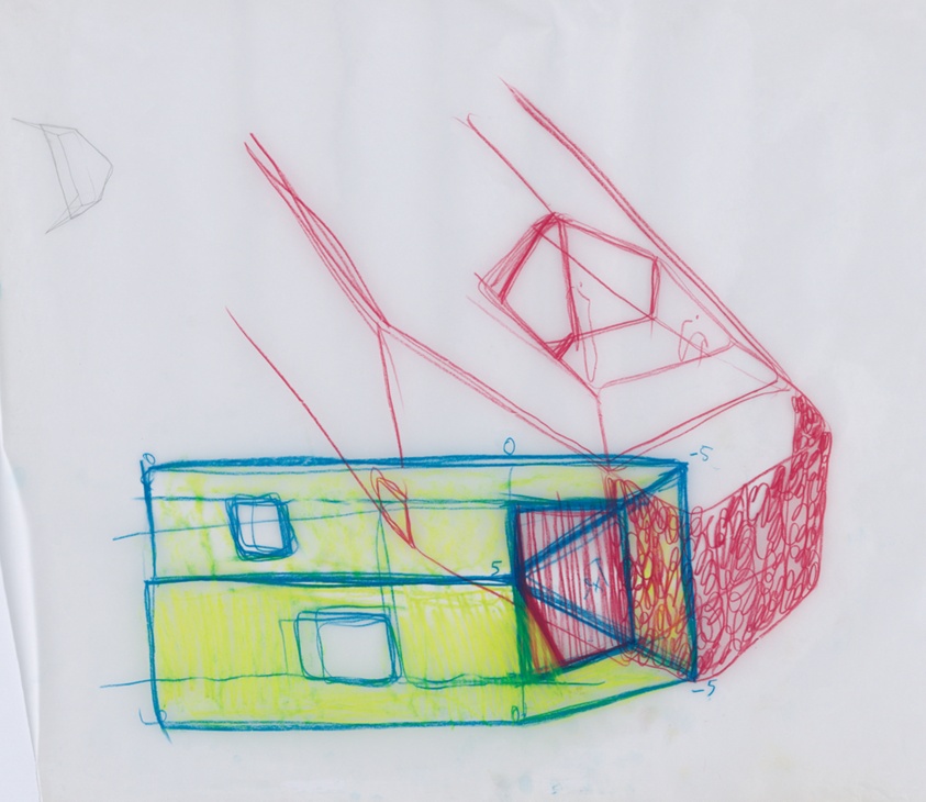 Residential Building in Rua de São Bento (Edifício de Habitação na Rua de São Bento), Lisbon, Portugal, Working Drawing