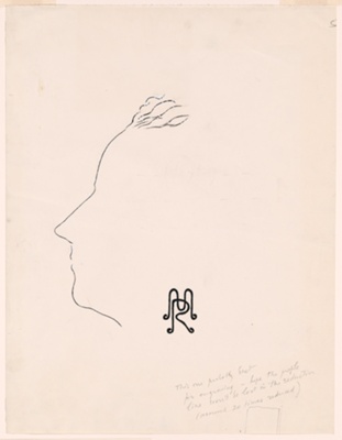 Study for Mary Louise Reynolds Collection Label