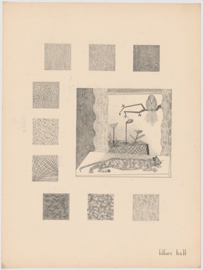 Texture Studies/Cat & Bird