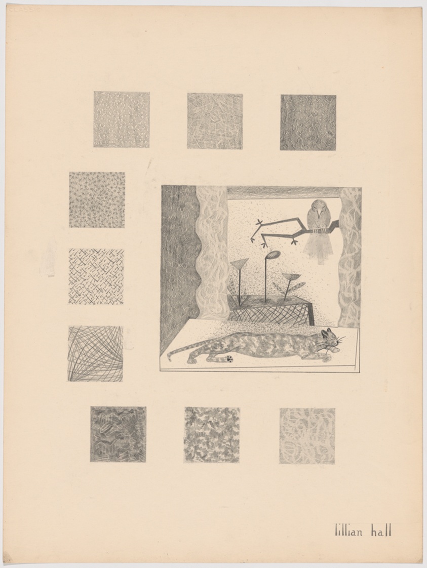 Texture Studies/Cat & Bird