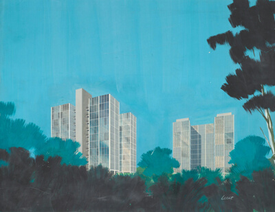 Blacksher Garden Apartments, Perspective