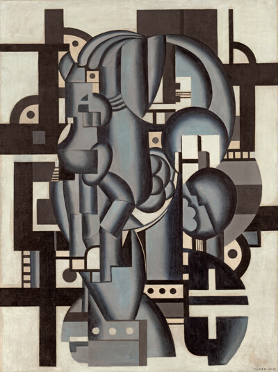 Composition in Blue