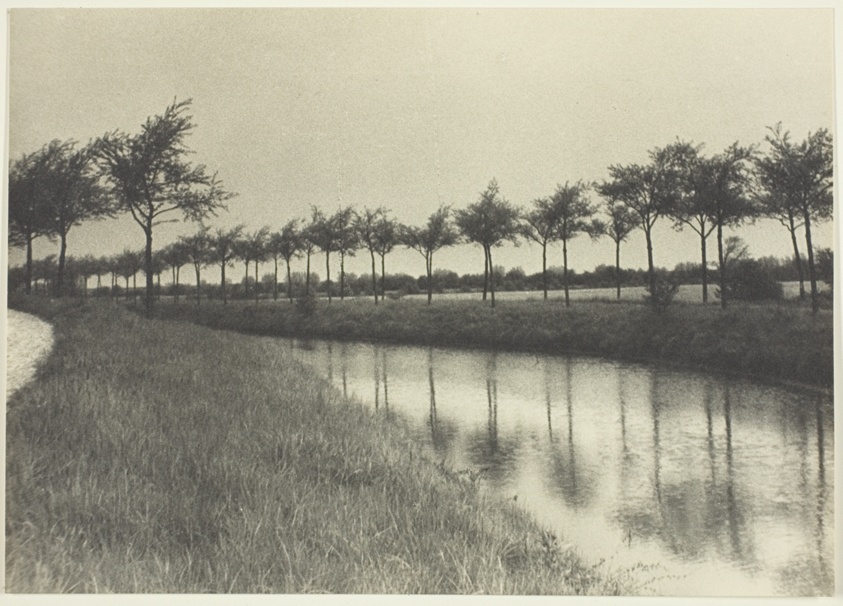 Canal near Veere with Trees