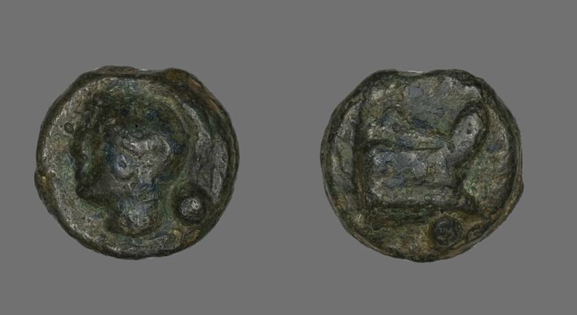 Coin Depicting the Goddess Roma