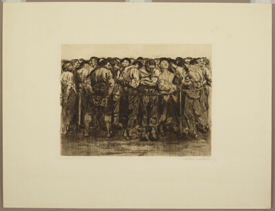 The Prisoners, plate 7 from the portfolio "The Peasants War"