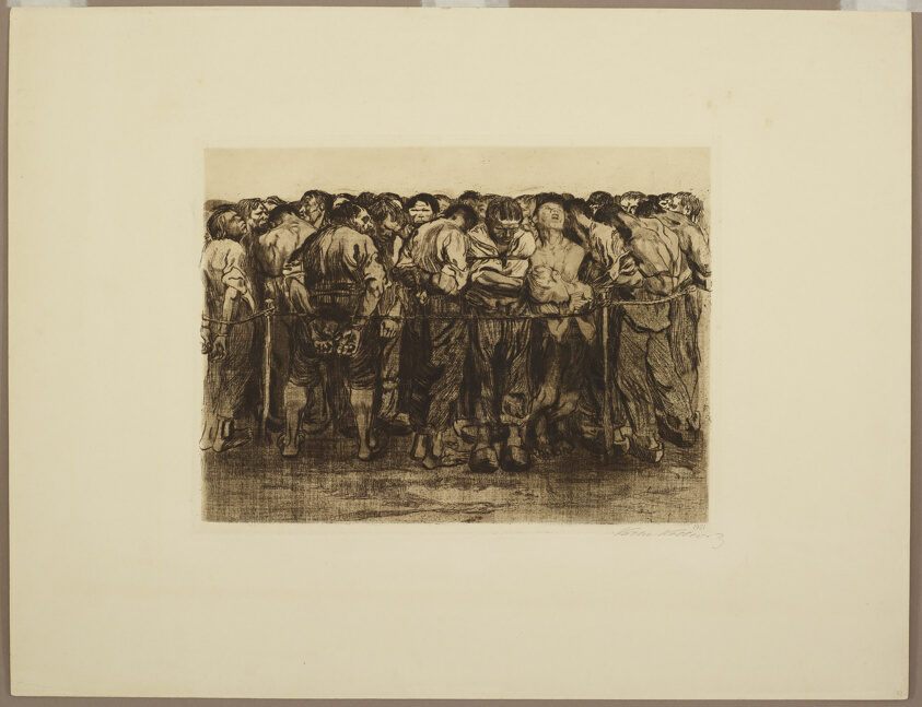 The Prisoners, plate 7 from the portfolio "The Peasants War"