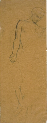 Study of a Standing Draped Figure