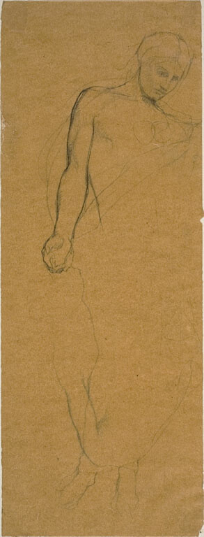Study of a Standing Draped Figure