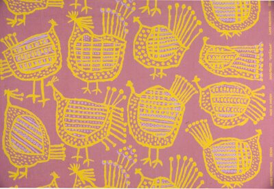Spefaglar (Bird) (Furnishing Fabric)
