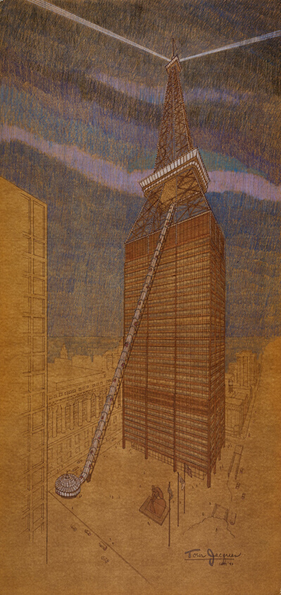 Tour Jacques, TOPS Design Competition, Perspective