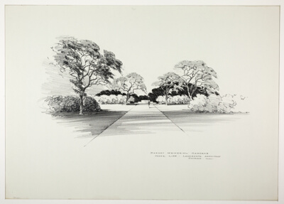 Sunset Memorial Gardens, Rockford, Illinois, Perspective