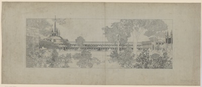 Newman College, University of Melbourne, Australia, Perspective View