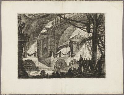 The Sawhorse, plate 12 from Imaginary Prisons
