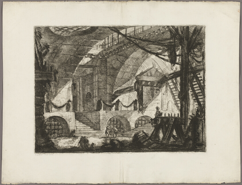 The Sawhorse, plate 12 from Imaginary Prisons