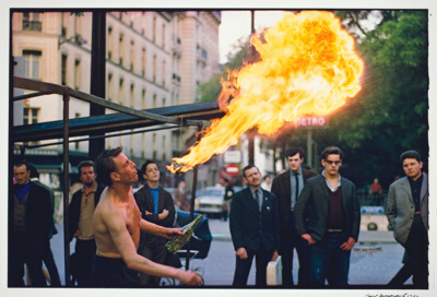 Street Busker, Paris, France