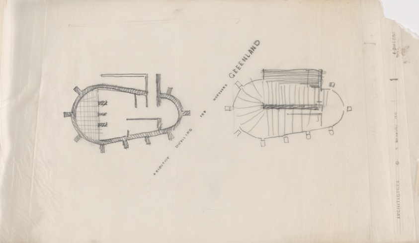 Shelter Study for Northern Greenland, Student Project, Institute of Design, Chicago, Illinois