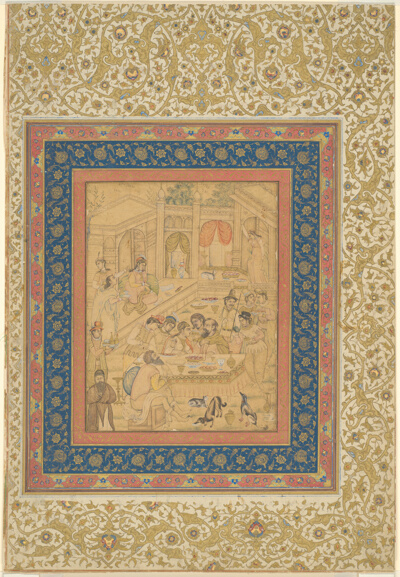 European Banquet Scene (or The Marriage Feast at Cana?)