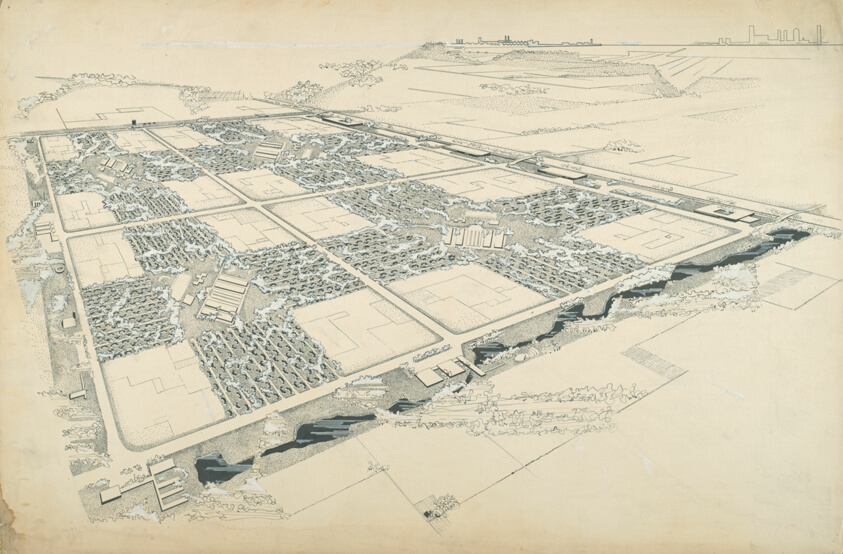 A New Hometown for Calumet, Aerial Perspective