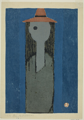 Woman in orange hat
