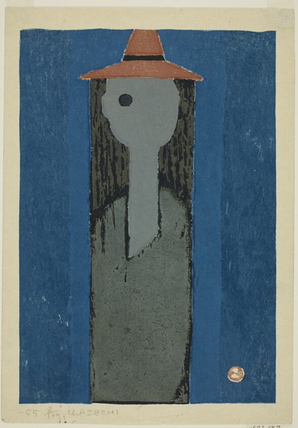 Woman in orange hat