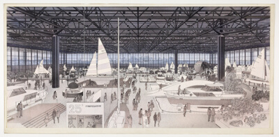 McCormick Place Exposition Center, Chicago, Illinois, Interior Perspective